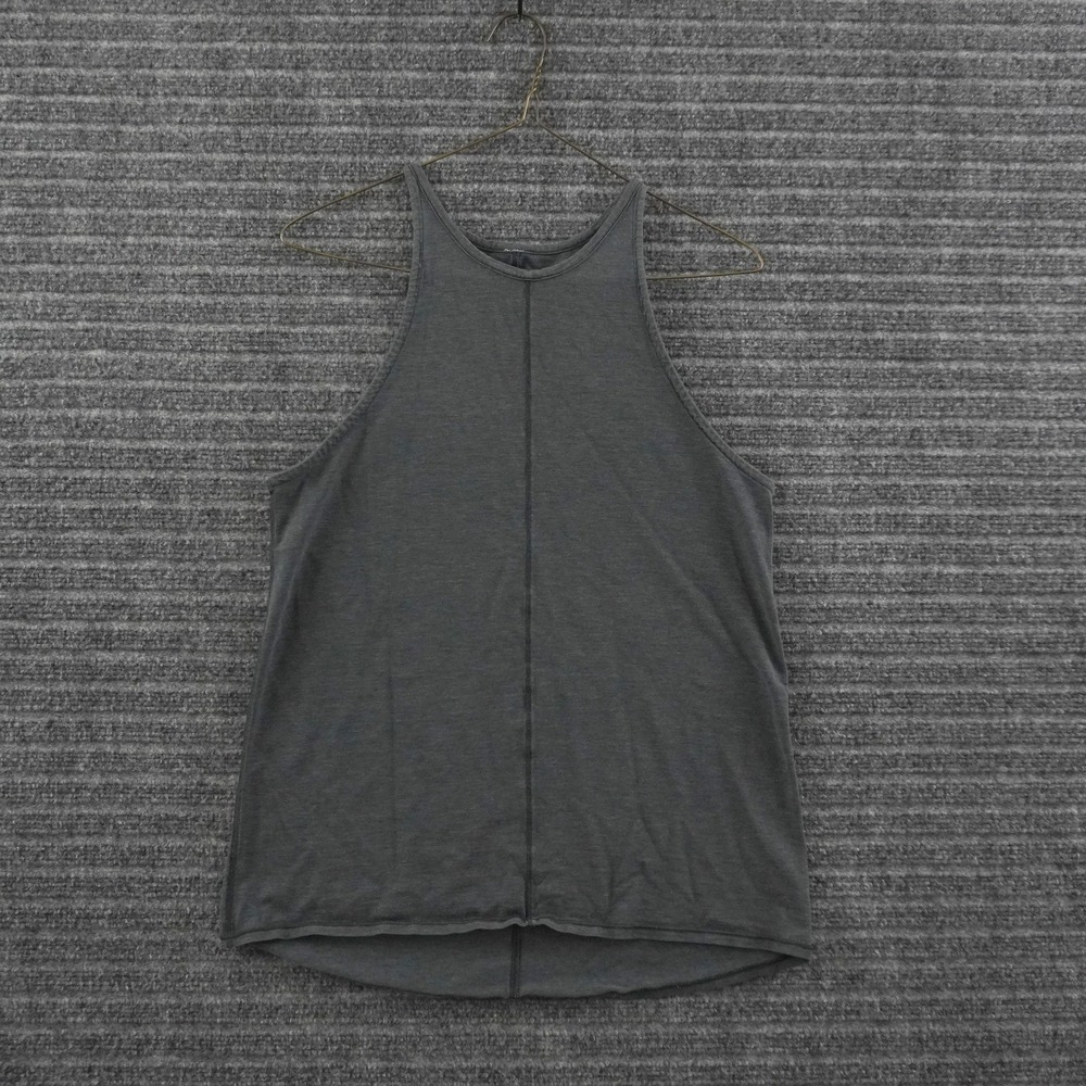 Lululemon Tank Top Womens 8 Gray High Neck Racerback Activewear